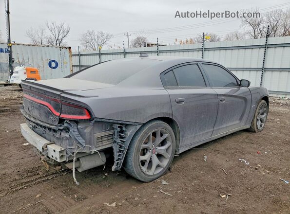 2C3CDXCT9HH660744 2017 DODGE CHARGER Gray უკანა მარჯვენა