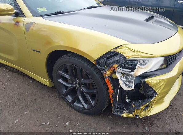 2C3CDXCT9MH636552 2021 DODGE CHARGER Желтый Вид спереди