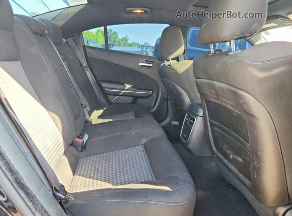 2C3CDXCT9PH663612 2023 DODGE CHARGER Black Rear seats view