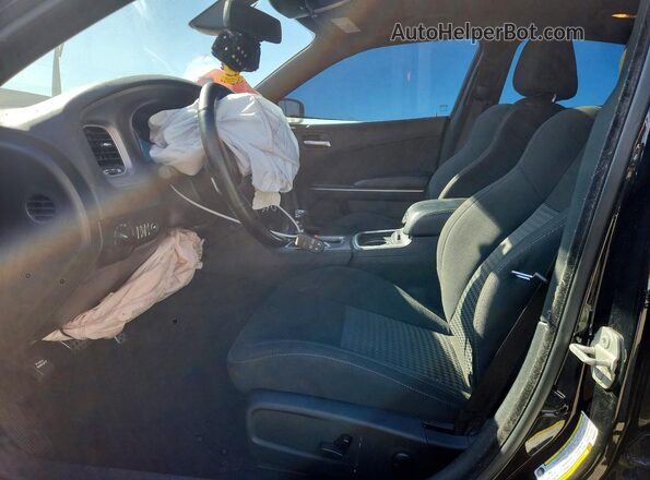 2C3CDXCT9PH663612 2023 DODGE CHARGER Black Front interior view
