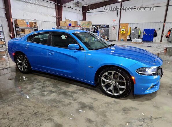 2C3CDXCTXGH133794 2016 DODGE CHARGER Blue წინა მარჯვენა