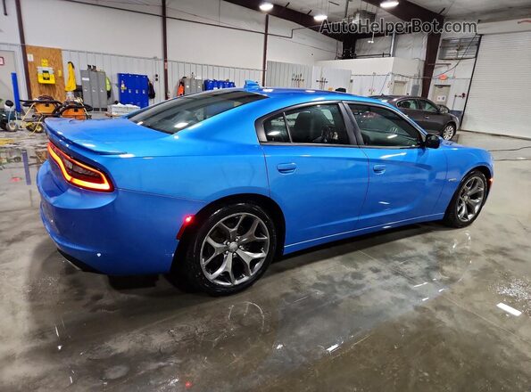 2C3CDXCTXGH133794 2016 DODGE CHARGER Blue უკანა მარჯვენა