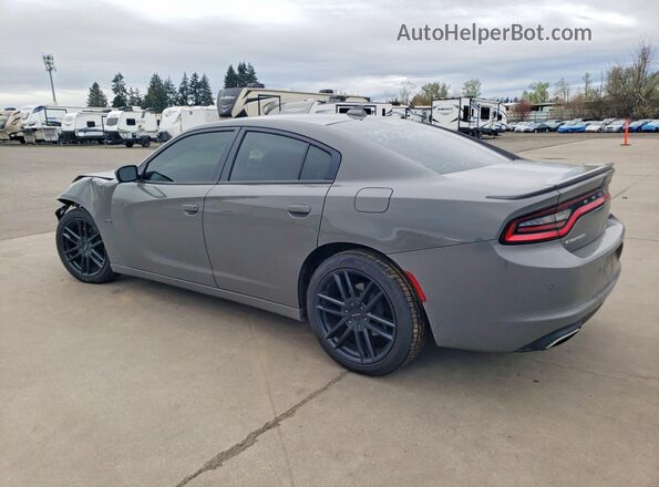 2C3CDXCTXHH666780 2017 DODGE CHARGER Gray Задня ліва чверть