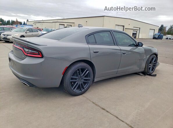 2C3CDXCTXHH666780 2017 DODGE CHARGER Gray Задня права чверть