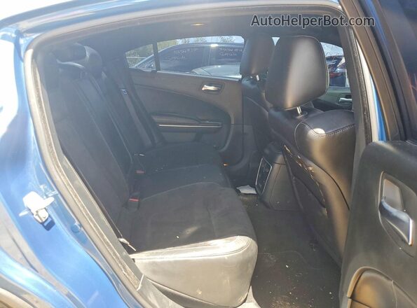 2C3CDXCTXMH505467 2021 DODGE CHARGER Blue Rear seats view