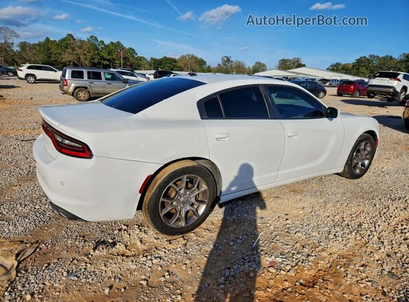 2C3CDXFG4HH507509 2017 DODGE CHARGER Белый Задняя правая четверть