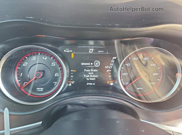 2C3CDXFG4HH507509 2017 DODGE CHARGER Белый Вид щитка приборов