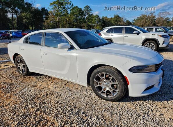 2C3CDXFG4HH507509 2017 DODGE CHARGER Белый Передняя правая четверть