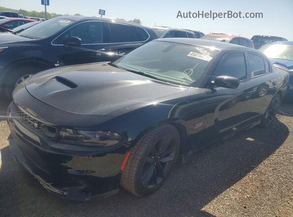 2C3CDXGJ0KH604613 2019 DODGE CHARGER Black Przód lewy
