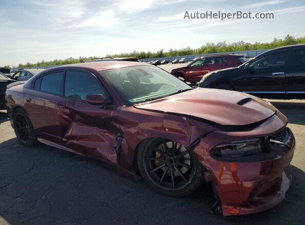 2C3CDXGJ0LH166659 2020 DODGE CHARGER Бордовый Передняя правая четверть