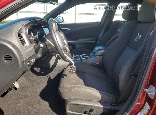 2C3CDXGJ0LH166659 2020 DODGE CHARGER Бордовый Вид салона спереди