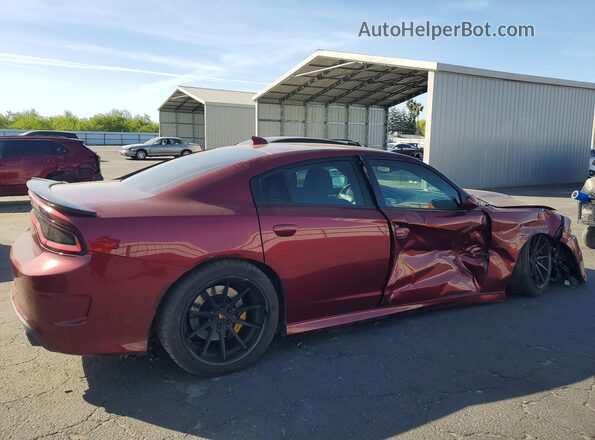 2C3CDXGJ0LH166659 2020 DODGE CHARGER Бордовый Задняя правая четверть