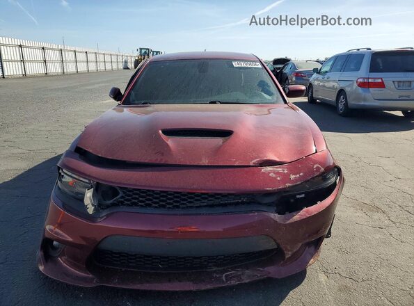 2C3CDXGJ0LH166659 2020 DODGE CHARGER Бордовый Вид спереди