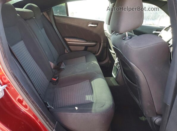 2C3CDXGJ0LH166659 2020 DODGE CHARGER Бордовый Вид задних сидений