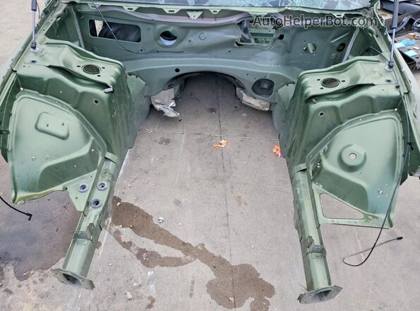 2C3CDXGJ1MH565131 2021 DODGE CHARGER Зеленый Вид задней части салона