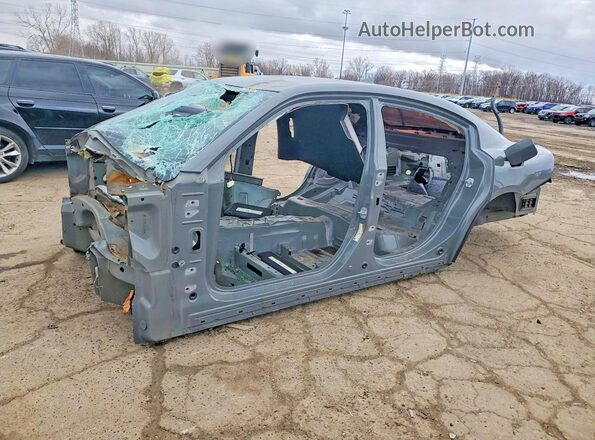 2C3CDXGJ2JH297458 2018 DODGE CHARGER Gray Vista tres cuartos delantera izquierda