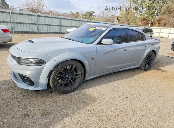 2C3CDXGJ2MH501485 2021 DODGE CHARGER Серебряный Передняя левая четверть