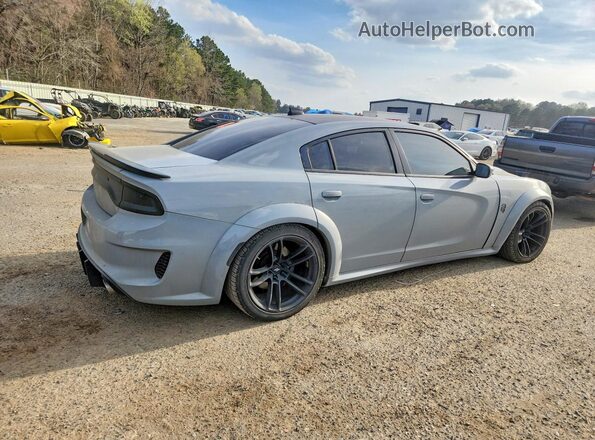 2C3CDXGJ2MH501485 2021 DODGE CHARGER Серебряный Задняя правая четверть
