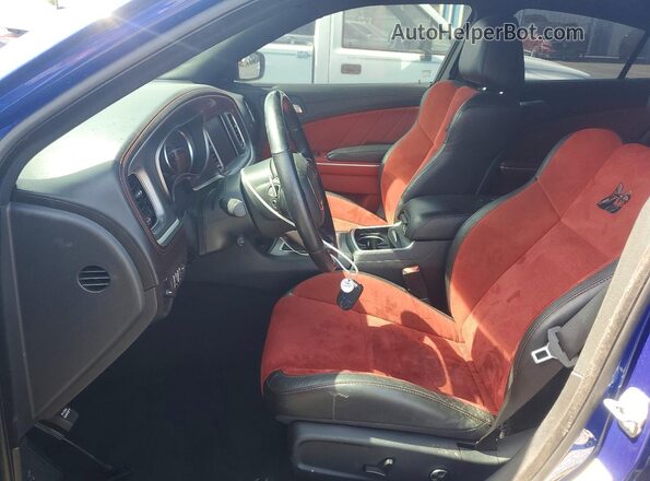2C3CDXGJ2MH604275 2021 DODGE CHARGER Blue წინა სალონის ხედი