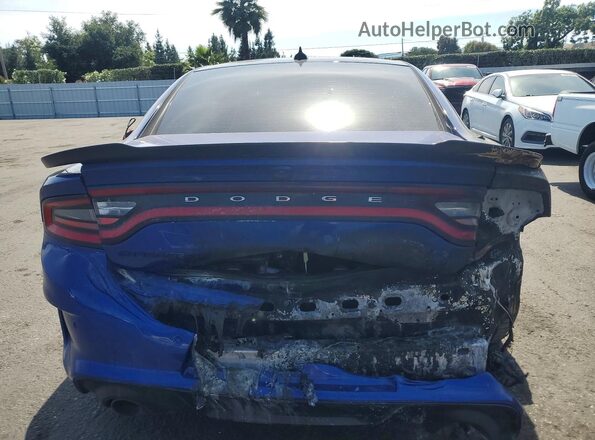 2C3CDXGJ2MH604275 2021 DODGE CHARGER Blue უკანა ხედი