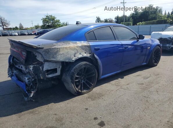 2C3CDXGJ2MH604275 2021 DODGE CHARGER Blue უკანა მარჯვენა