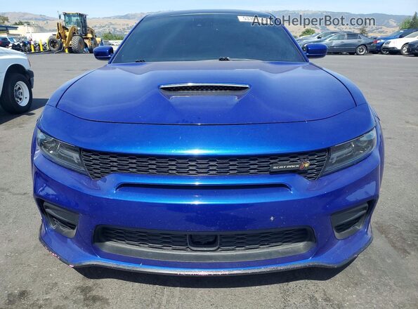 2C3CDXGJ2MH604275 2021 DODGE CHARGER Blue წინა ხედი