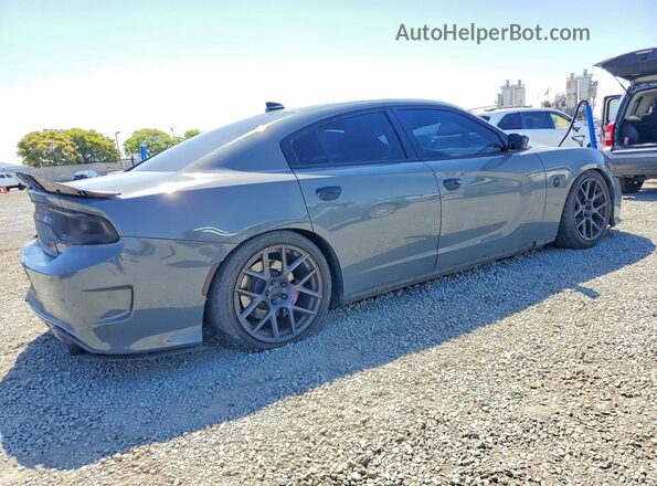 2C3CDXGJ3HH559451 2017 DODGE CHARGER Gray უკანა მარჯვენა