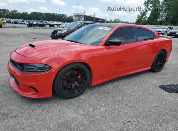 2C3CDXGJ3HH595706 2017 DODGE CHARGER Красный Передняя левая четверть