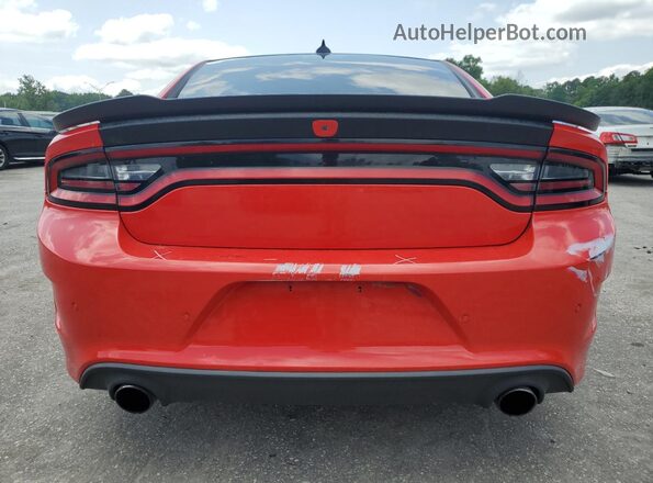 2C3CDXGJ3HH595706 2017 DODGE CHARGER Красный Вид сзади