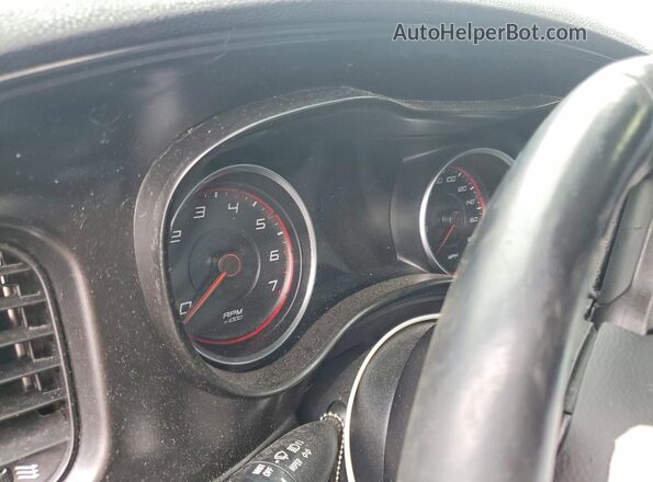 2C3CDXGJ3KH756630 2019 DODGE CHARGER White Вид щитка приладів
