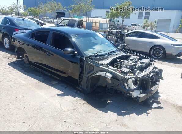 2C3CDXGJ3MH583405 2021 DODGE CHARGER Черный Передняя правая четверть