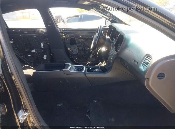 2C3CDXGJ3MH583405 2021 DODGE CHARGER Черный Вид салона спереди