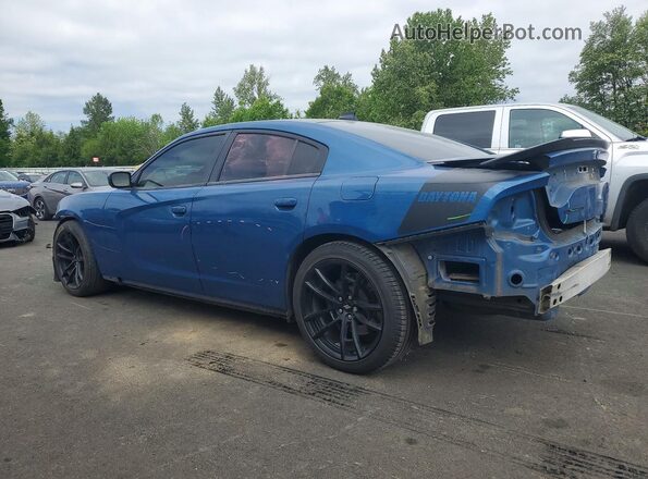 2C3CDXGJ3NH217140 2022 DODGE CHARGER Blue Trasero izquierdo
