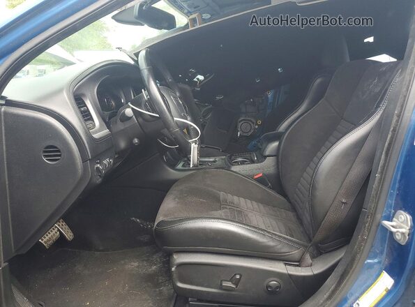 2C3CDXGJ3NH217140 2022 DODGE CHARGER Blue Vista interior delantera