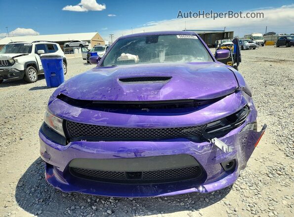 2C3CDXGJ4GH196981 2016 DODGE CHARGER Purple Front view