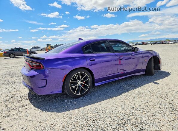 2C3CDXGJ4GH196981 2016 DODGE CHARGER Purple Rear right