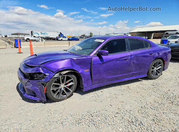 2C3CDXGJ4GH196981 2016 DODGE CHARGER Purple Front left