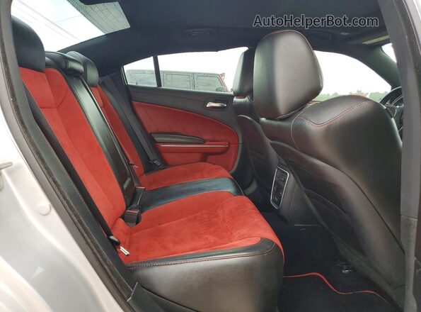 2C3CDXGJ4LH225700 2020 DODGE CHARGER Silver Rear seats view