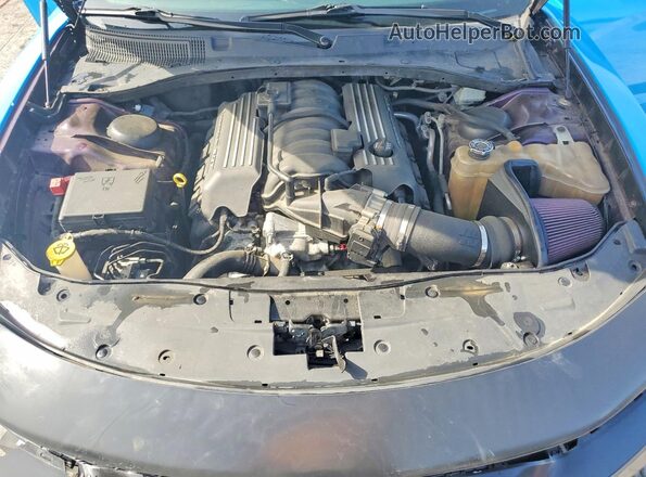 2C3CDXGJ4MH561171 2021 DODGE CHARGER Blue Rear interior view
