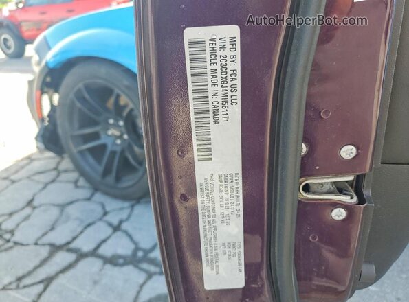 2C3CDXGJ4MH561171 2021 DODGE CHARGER Blue Engine compartment view