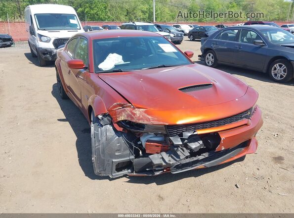2C3CDXGJ4MH586149 2021 DODGE CHARGER Оранжевый 