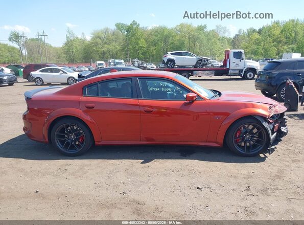 2C3CDXGJ4MH586149 2021 DODGE CHARGER Оранжевый Вид задней части салона