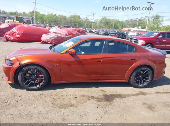 2C3CDXGJ4MH586149 2021 DODGE CHARGER Оранжевый Панорамный вид салона 360°