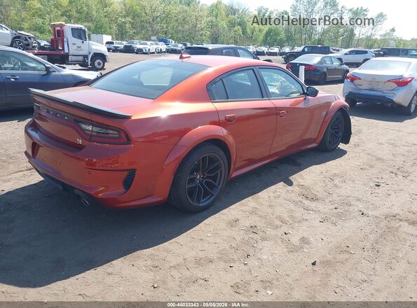 2C3CDXGJ4MH586149 2021 DODGE CHARGER Оранжевый Задняя правая четверть