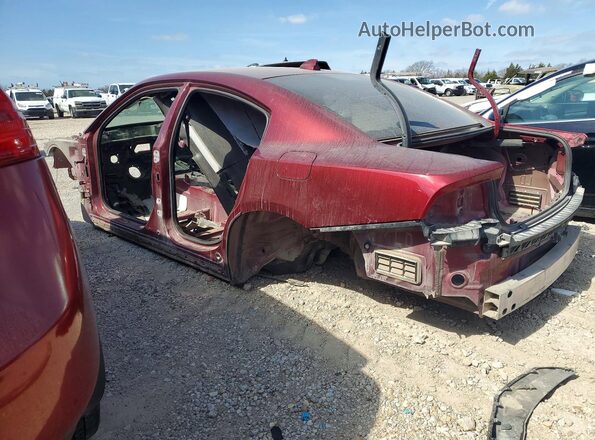 2C3CDXGJ5JH187200 2018 DODGE CHARGER Maroon Задня ліва чверть