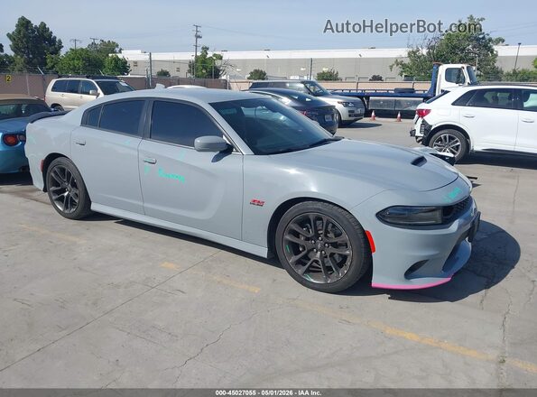 2C3CDXGJ5LH255191 2020 DODGE CHARGER Серый Передняя правая четверть