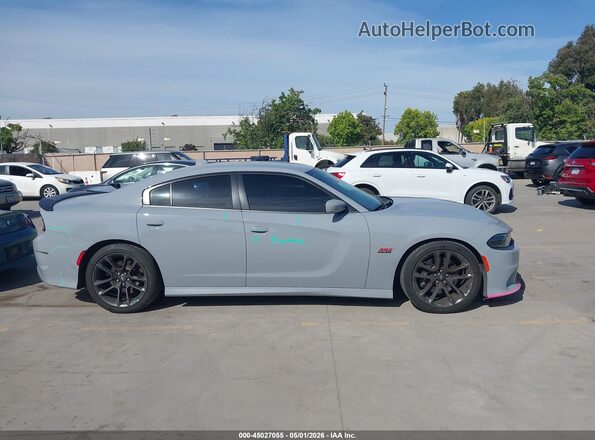 2C3CDXGJ5LH255191 2020 DODGE CHARGER Серый Вид задней части салона
