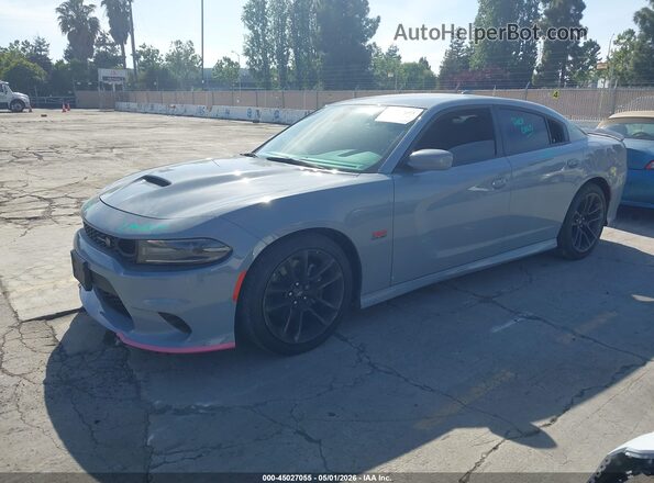 2C3CDXGJ5LH255191 2020 DODGE CHARGER Серый Передняя левая четверть