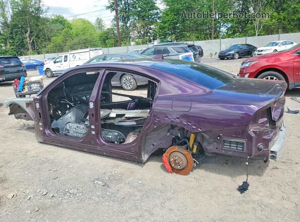 2C3CDXGJ5MH685045 2021 DODGE CHARGER Purple Trasero izquierdo