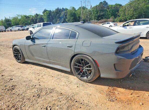 2C3CDXGJ6JH284809 2018 DODGE CHARGER Серый Задняя левая четверть